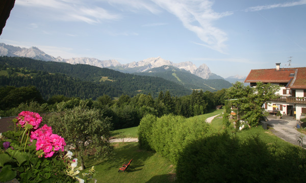 Bergblick vom Balkon