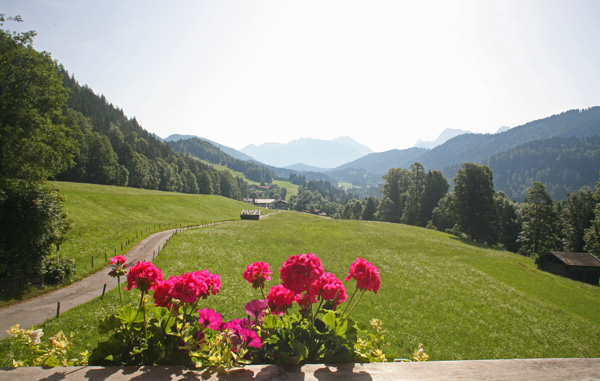 Blick vom Frühstücksraum